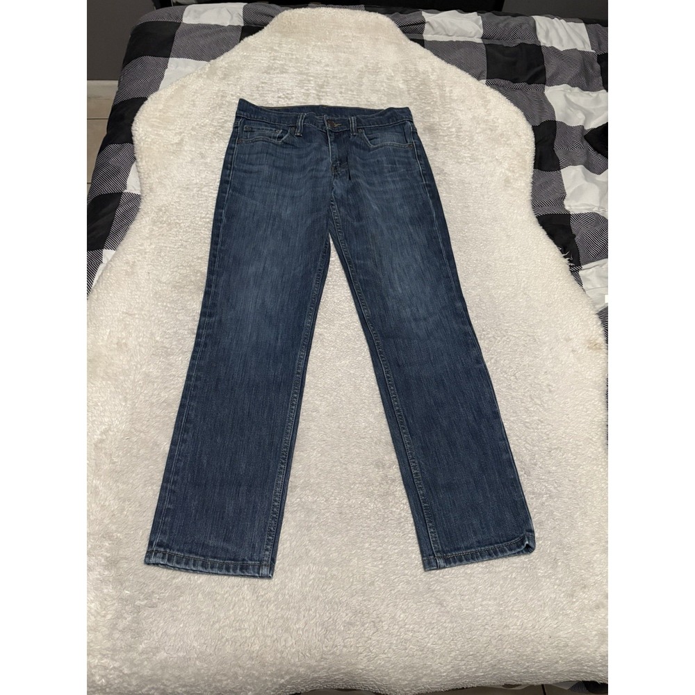 Levis 511 Mens Blue Slim Denim Jeans Size 30x30 Pants Stretch Pockets Med Wash